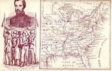 71x016.3 - Unknown Union Officer and map of Eastern United States, Civil War Portraits from Winterthur's Magnus Collection
